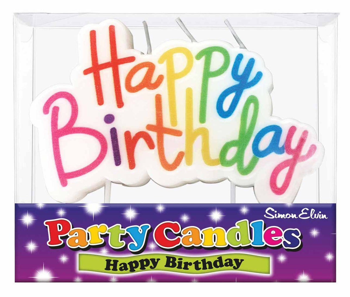Simon Elvin Happy Birthday Party Candle
