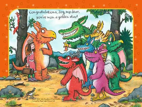 Ravensburger - 4 in a Box: Zog & Other Stories Jigsaw Puzzle