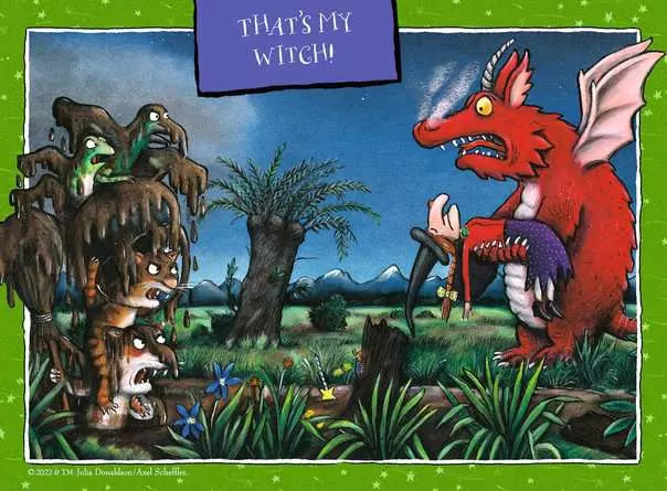 Ravensburger - 4 in a Box Room on the Broom: Woosh! They Were Gone