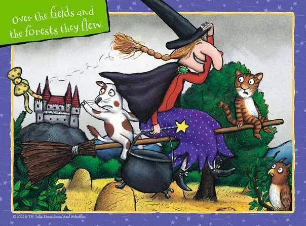 Ravensburger - 4 in a Box Room on the Broom: Woosh! They Were Gone
