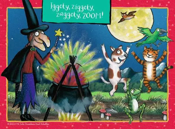 Ravensburger - 4 in a Box Room on the Broom: Woosh! They Were Gone