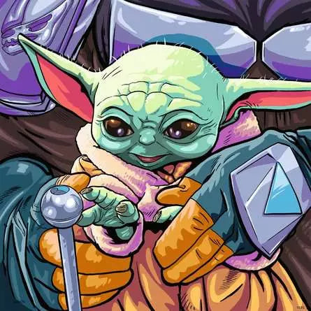 Ravensburger - 3 x 49 Star Wars: Grogu Moments