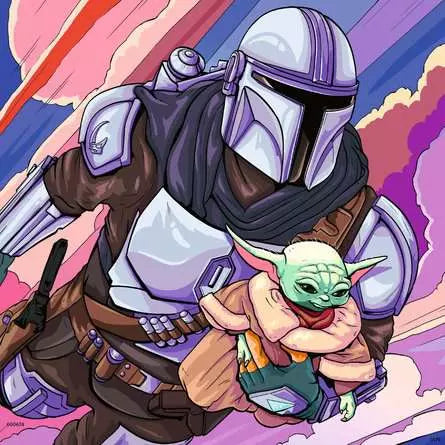 Ravensburger - 3 x 49 Star Wars: Grogu Moments