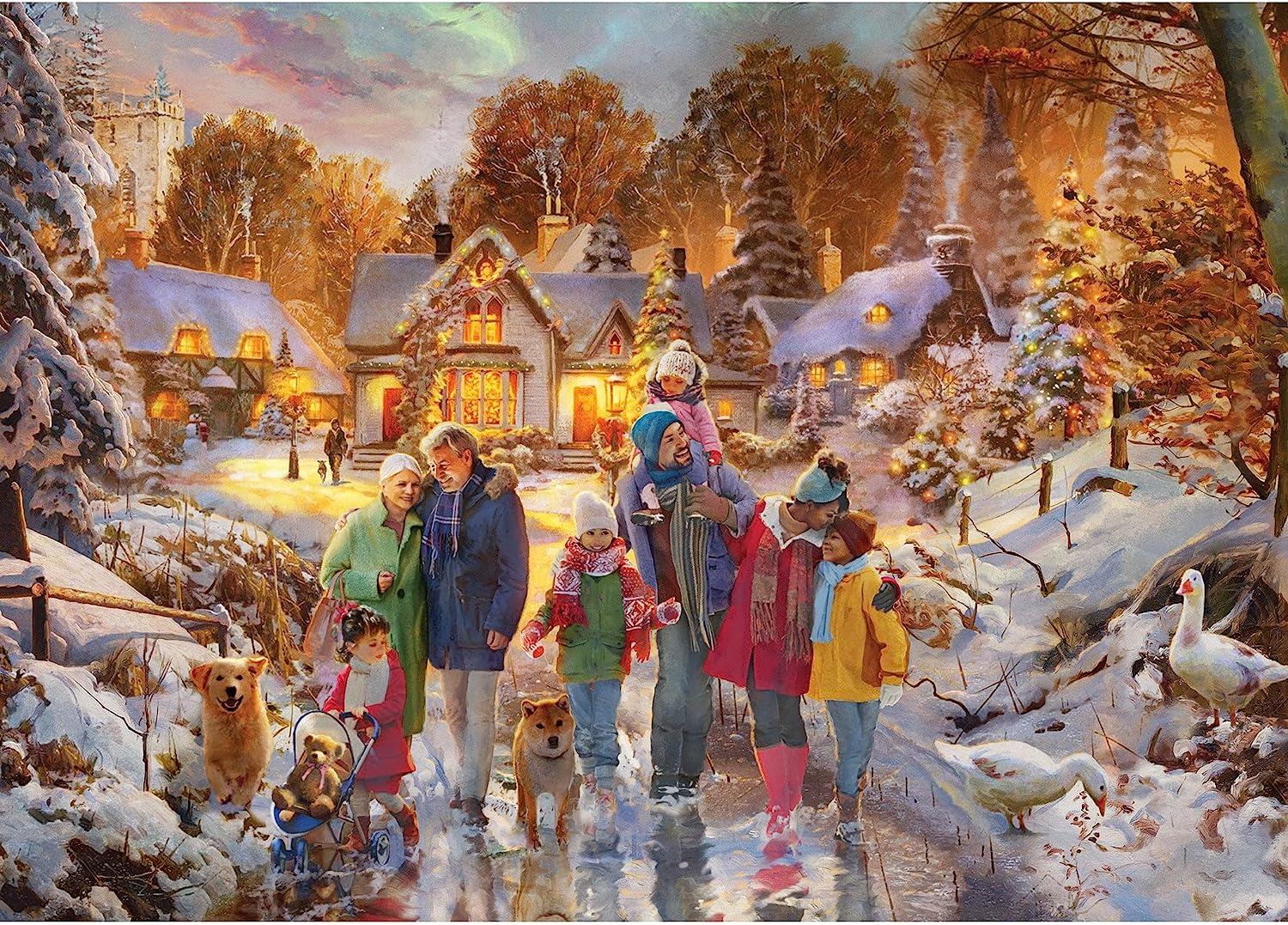 Gibson - Boxing Day Stroll 500 Piece Jigsaw Puzzle image 1