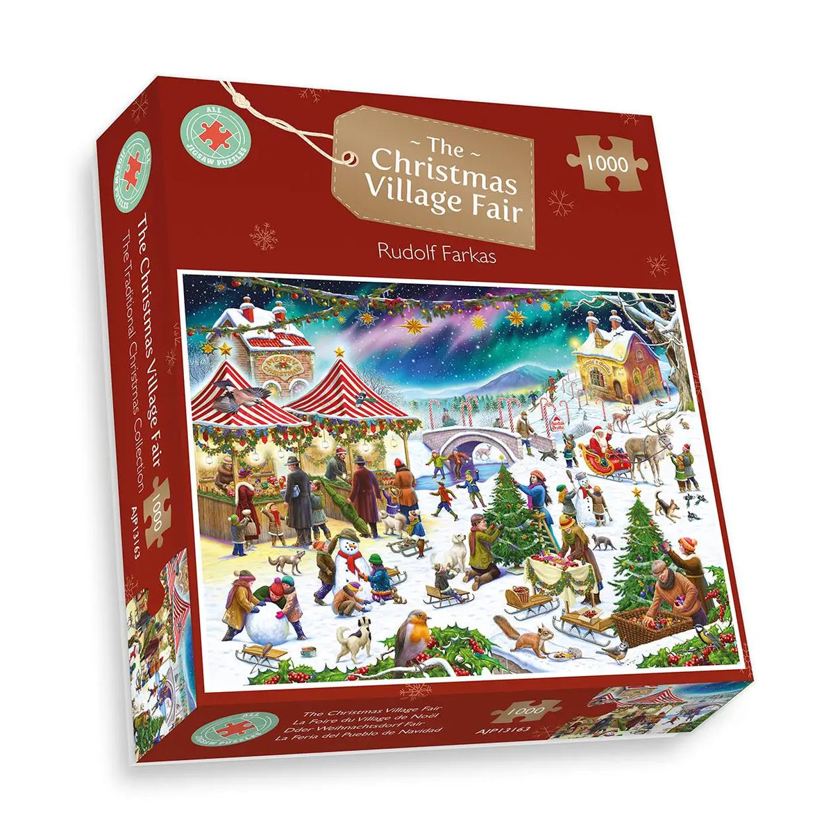AJP - The Christmas Village Fair 1000 Piece Jigsaw Puzzle