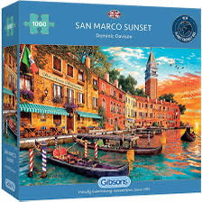 Gibson - San Marco Sunset 1000 Piece Jigsaw Puzzle image 0