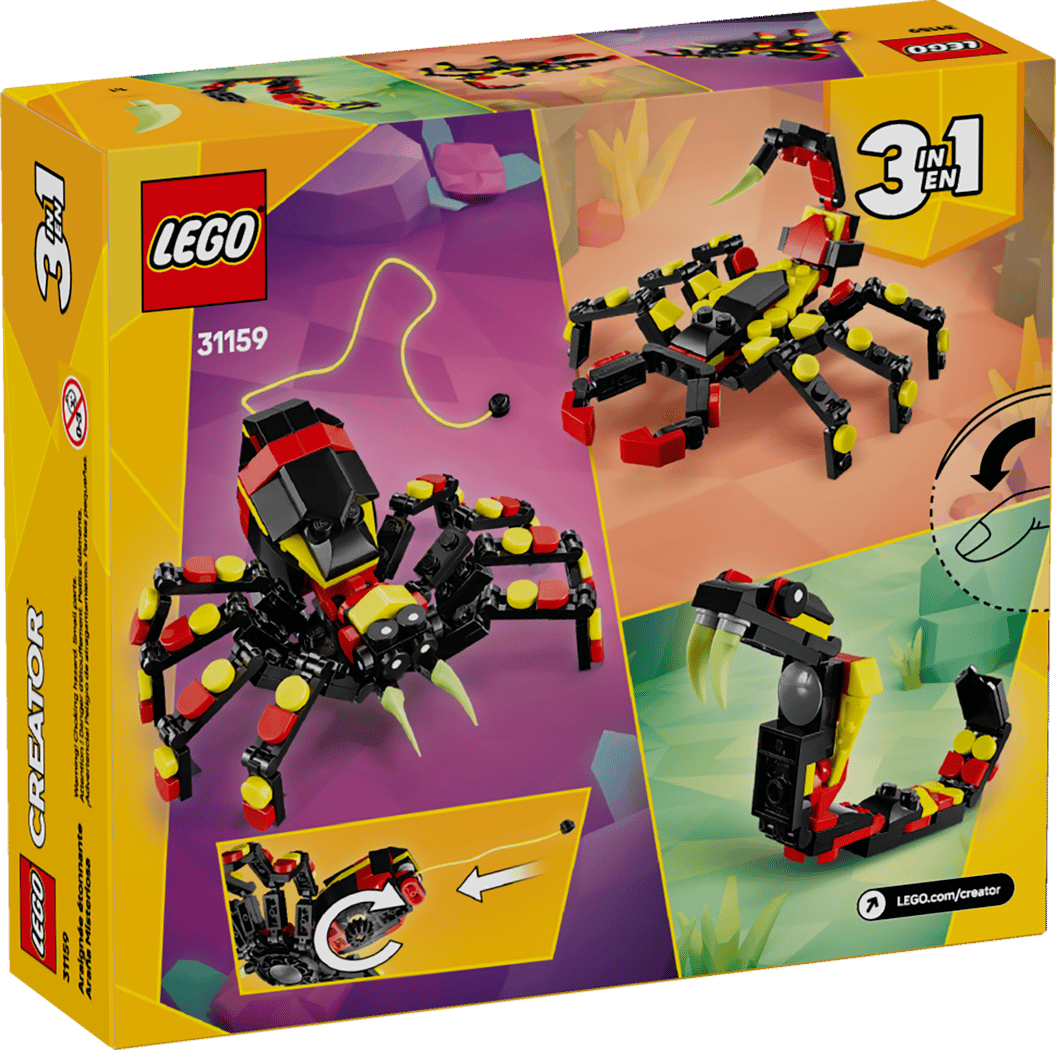 Lego - Creator 3 in 1 Wild Animals: Suprising Spider 31159