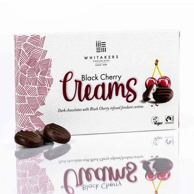 Whitakers Dark Chocolate Black Cherry Cremes - 150g