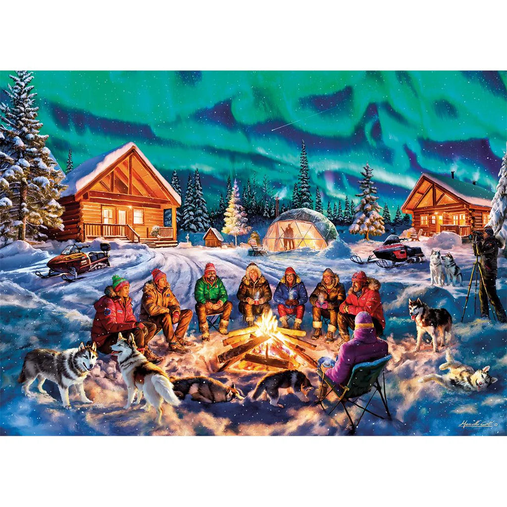 Gibson - A Night of Northern Lights 1000 Piece Jigsaw Puzzle image 1