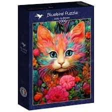 Bluebird - Chaton Et Fleurs image 0