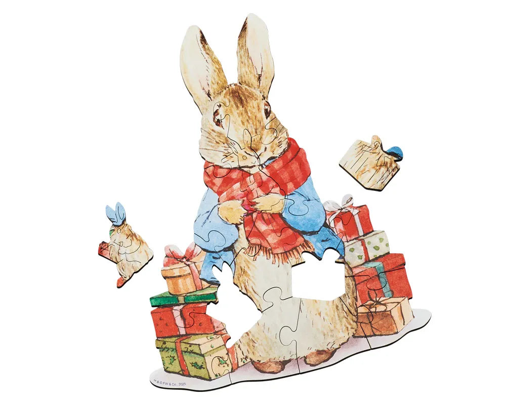 Wentworth - Happy Christmas Peter 15 Large Piece Wooden Jigsaw Puzzle