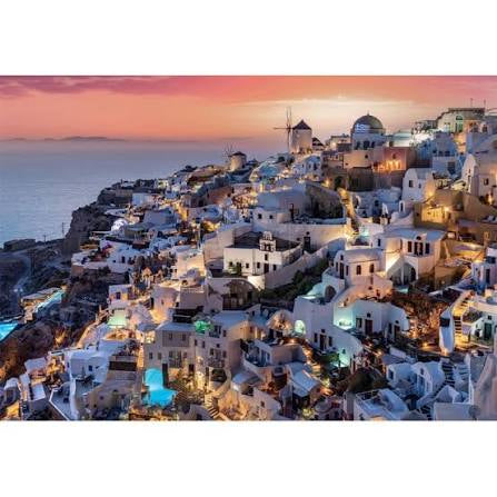 Clementoni - Shades of Santorini 1000 Piece Jigsaw Puzzle image 0
