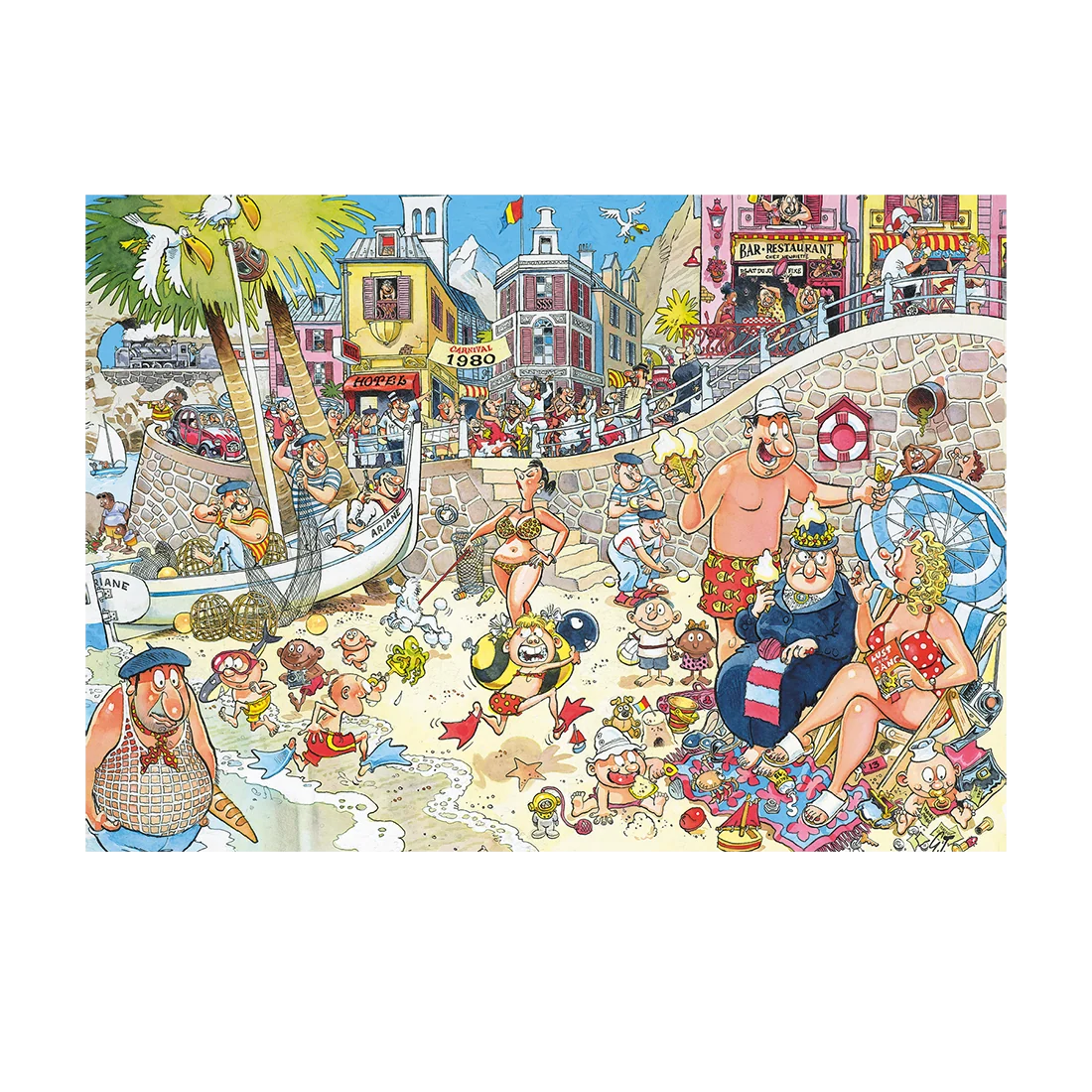 Wasgij - Destiny No. 8 High Season 1000 Piece Jigsaw Puzzle