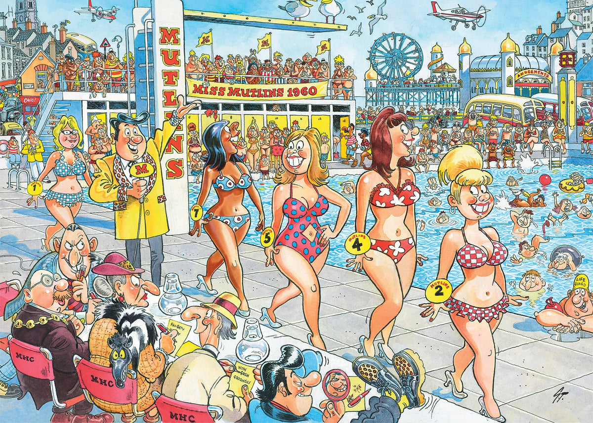 Wasgij - Destiny Retro No. 9 Super Models 1000 Piece Jigsaw Puzzle