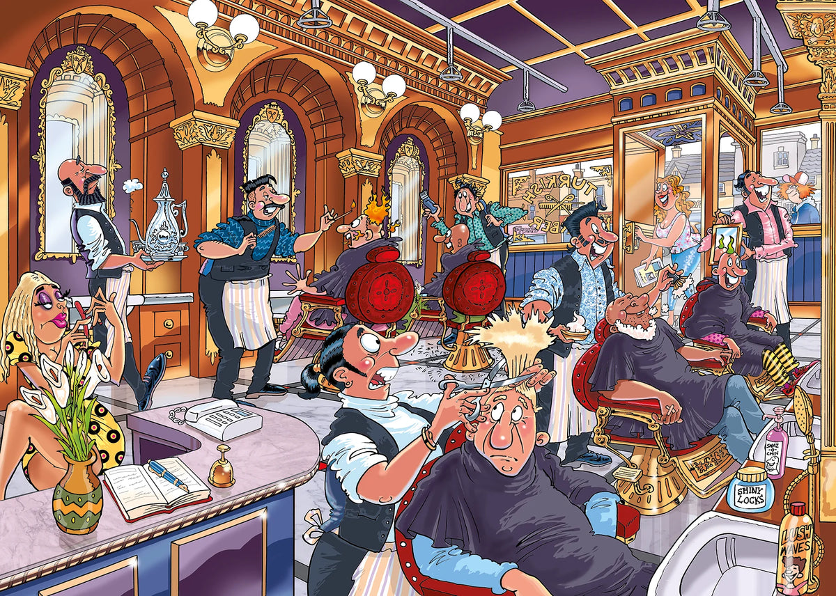 Wasgij - Mystery No. 27 A close Shave 1000 Piece Jigsaw Puzzle