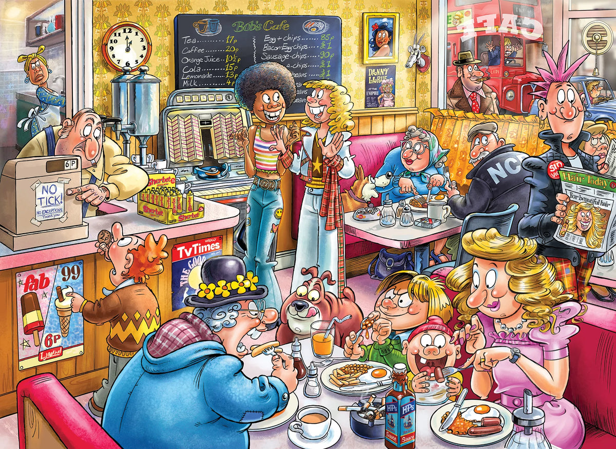 Wasgij - Destiny NO. 27 Cafe to Latte 1000 Piece Jigsaw Puzzle