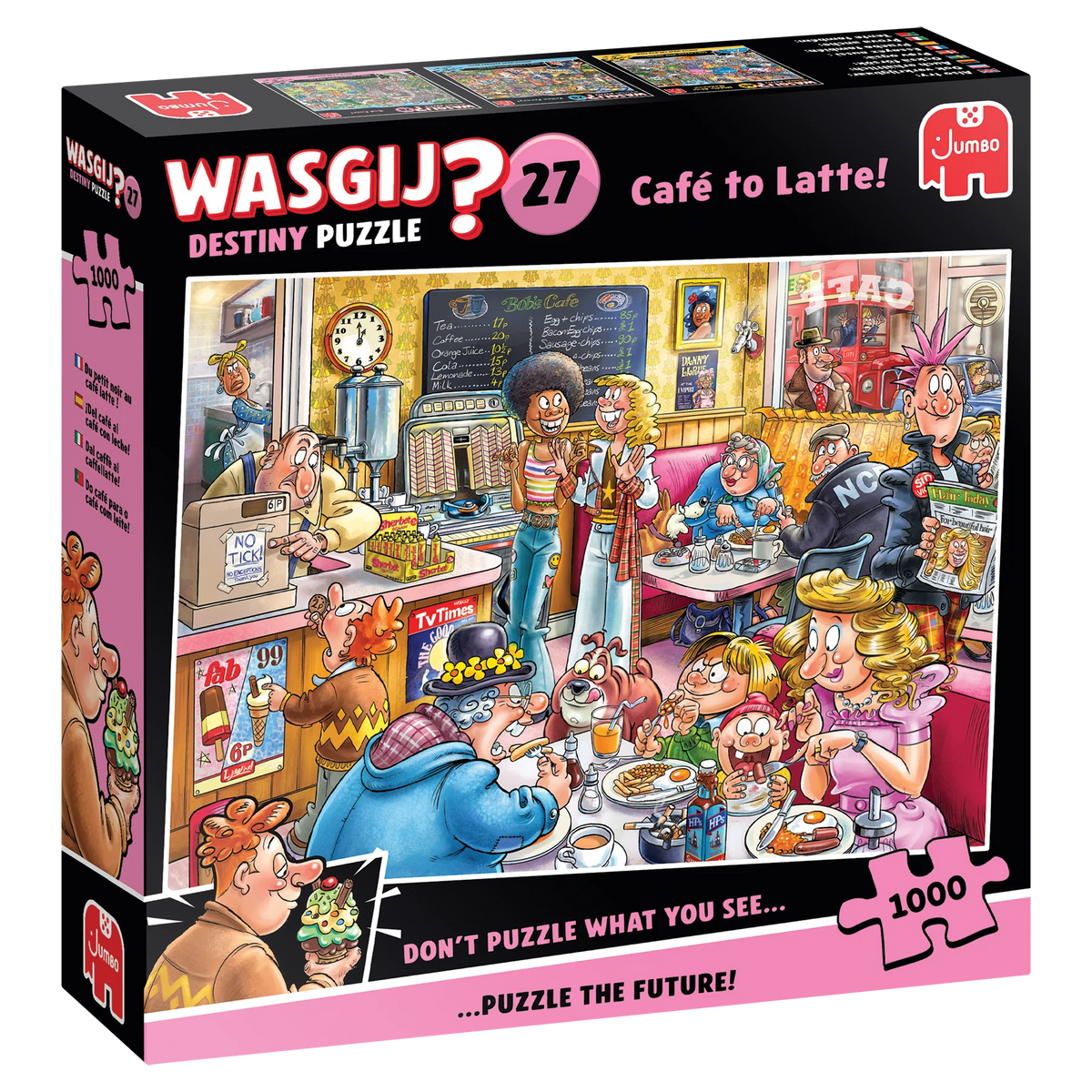 Wasgij - Destiny NO. 27 Cafe to Latte 1000 Piece Jigsaw Puzzle