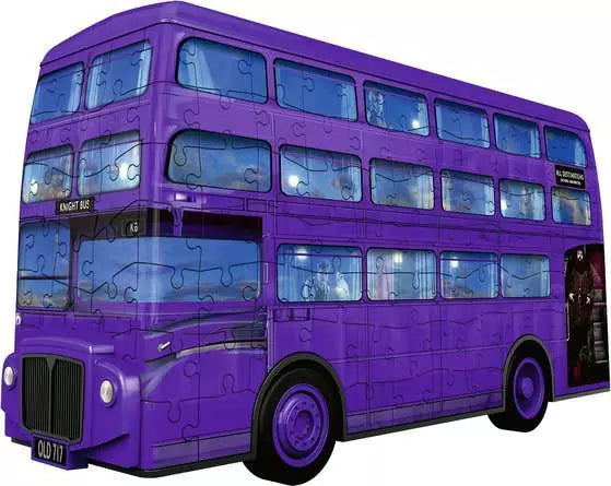 Ravensburger - 3D Harry Potter Knight Bus 244 Piece Jigsaw Puzzle