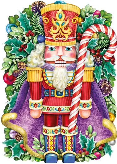 Wentworth - Holiday Nutcracker 40 Piece Wooden Jigsaw Puzzle in Cracker shaped Box