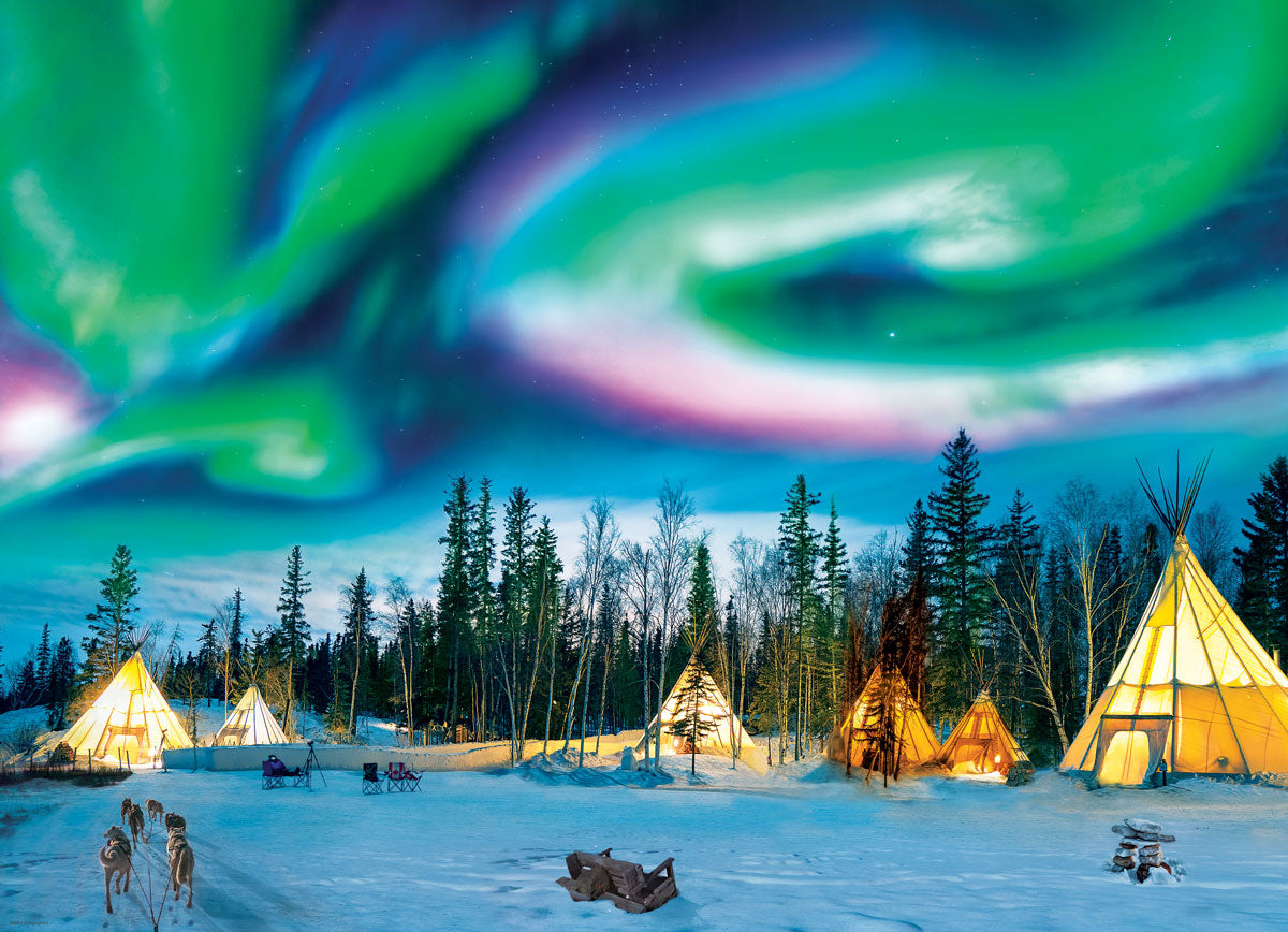 Eurographics - Northern Lights 1000 Piece Jigsaw Puzzle image 1