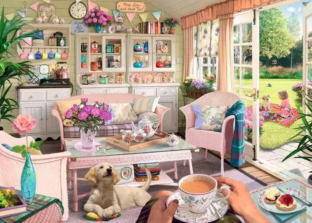 Ravensburger - The Tea House 1000 Piece Jigsaw Puzzle