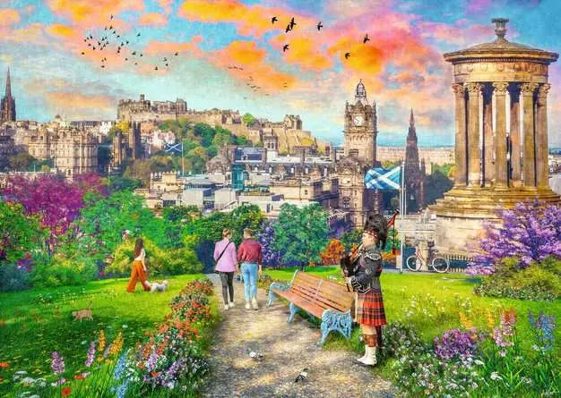 Ravensburger - Edinburgh Romance 1000 Piece Jigsaw Puzzle