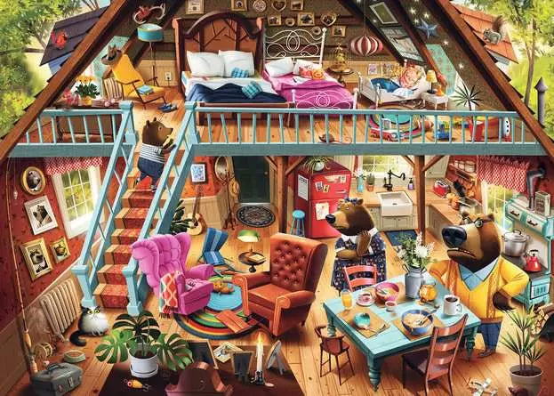 Ravensburger - Goldilocks Gets Caught! 1000 Piece Jigsaw Puzzle