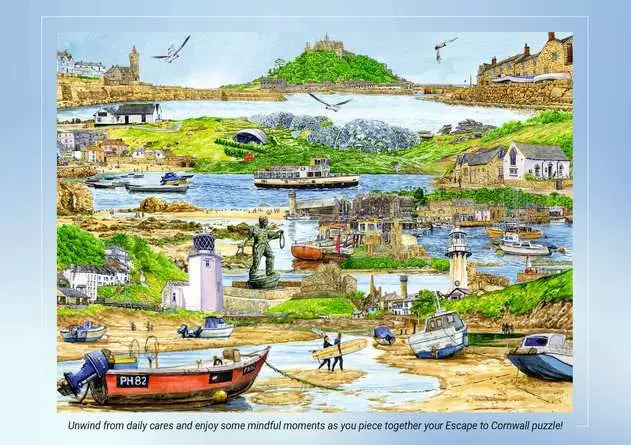 Ravensburger - Escape to Cornwall 500 Piece Jigsaw Puzzle