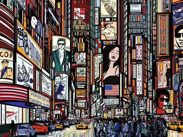 Ravensburger - Colourful New York 1000 Piece Jigsaw Puzzle