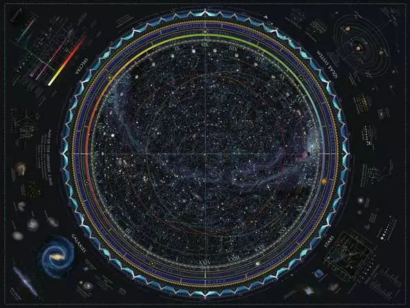 Ravensburger - Map of the universe 1500 Piece Jigsaw Puzzle