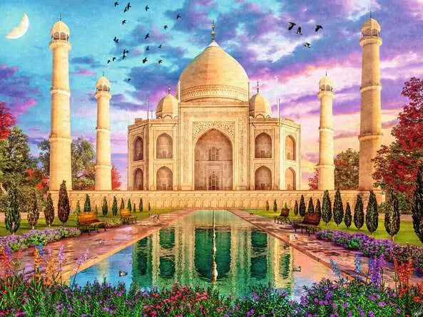 Ravensburger - Enchanting Taj Mahal 1500 Piece Jigsaw Puzzle