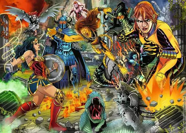 Ravensburger - DC Collectors Edition,Wonder Woman 1000 Piece Jigsaw Puzzle