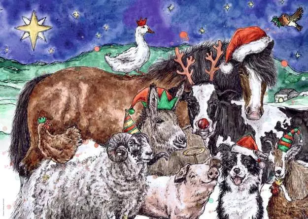 Ravensburger - Herd its Nearly Christmas 1000 Piece Jigsaw Puzzle