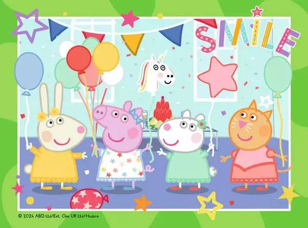 Ravensburger - 4 in a Box Peppa Pig: Let's Party!