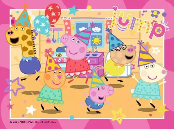 Ravensburger - 4 in a Box Peppa Pig: Let's Party!