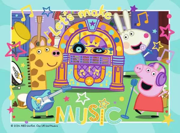 Ravensburger - 4 in a Box Peppa Pig: Let's Party!