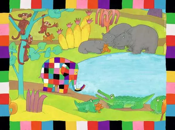 Ravensburger - 4 in a Box Elmer: Elmers Adventures