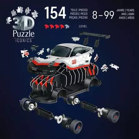 Ravensburger - 3D Porsche 154 Piece Jigsaw Puzzle