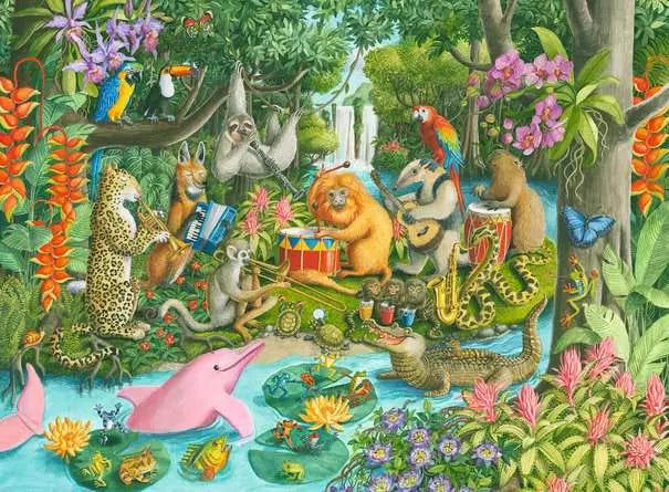 Ravensburger - Rainforest River Band 100XXL Piece Jigsaw Puzzle