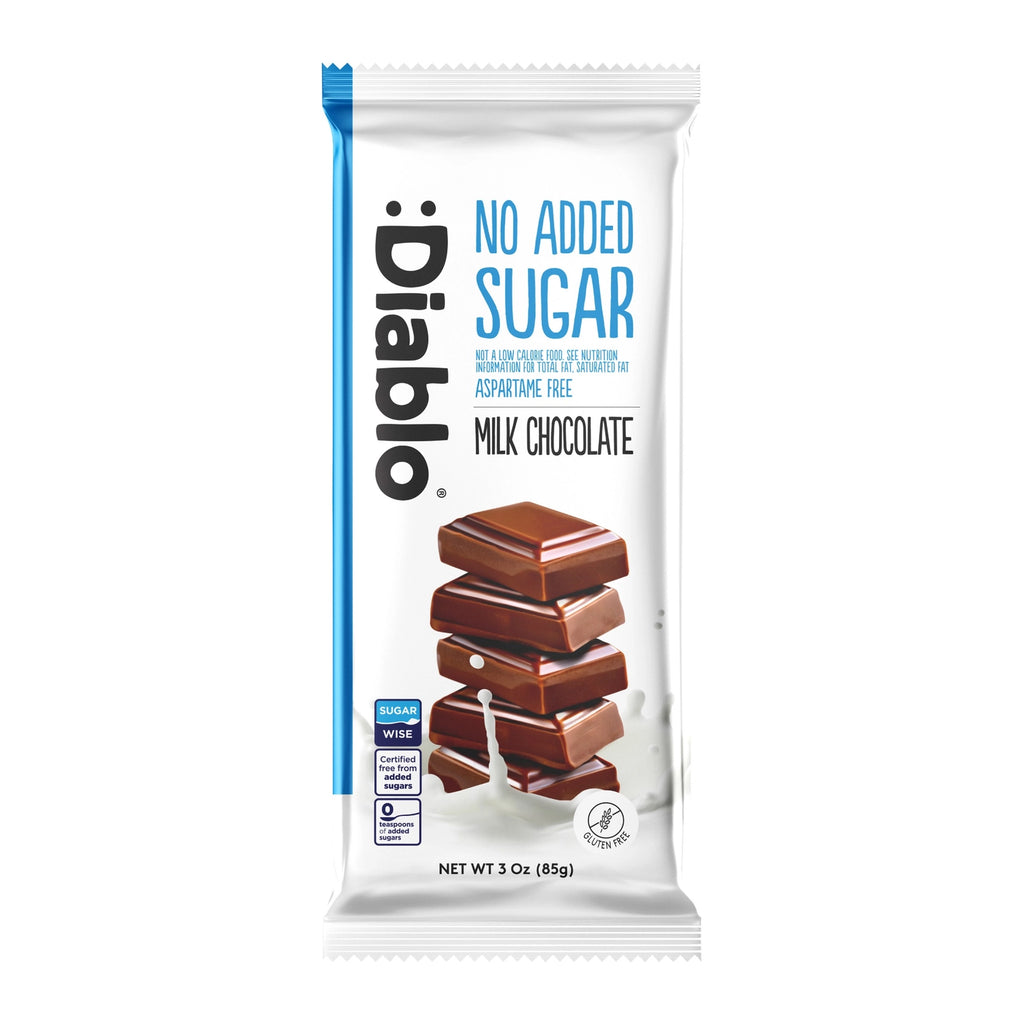 Diablo No Added Sugar Milk Chocolate - 85g