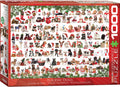 Eurographics - Holiday Dogs 1000 Piece Jigsaw Puzzle image 0