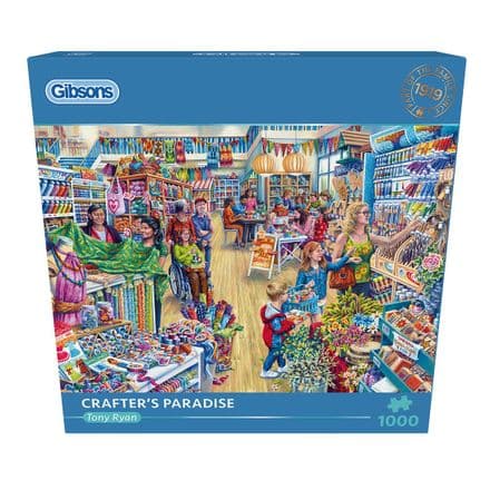 Gibson - Crafters Paradise 1000 Piece Jigsaw Puzzle image 0