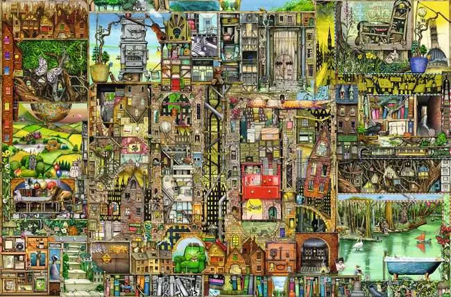 Ravensburger - Bizarre Town 5000 Piece Jigsaw Puzzle