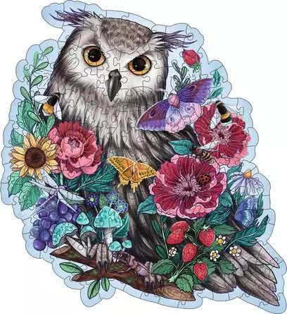 Ravensburger - Mysterious Owl 150 Piece Wooden Puzzle