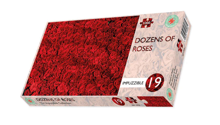 Dozens of Roses - 1000 Piece Impossipuzzle Jigsaw