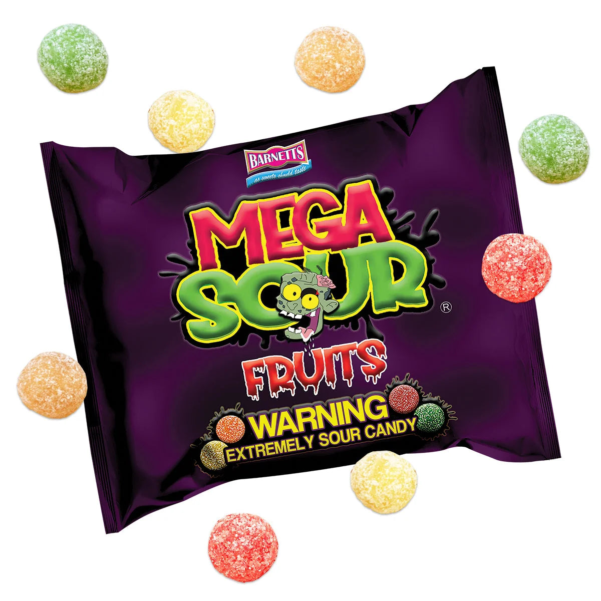 Barnett Mega Sour Fruits - 104g