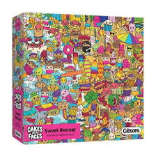 Gibson - Cakes with Faces 1000 Piece Jigsaw Puzzle image 0