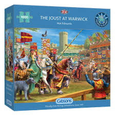 Gibson - The Joust at Warwick 1000 Piece Jigsaw Puzzle