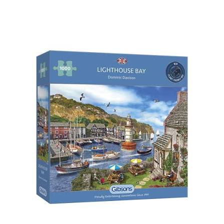 Gibsons - Lighthouse Bay 1000 Piece Jigsaw Puzzle