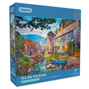 Gibson - Tea on the river 1000 Piece Jigsaw Puzzle